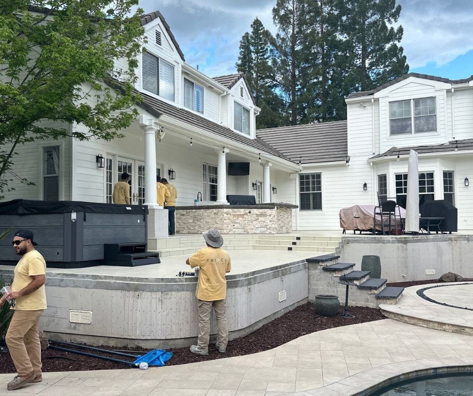 Final Touches For The Exterior House Painting Project In Granite Bay CA